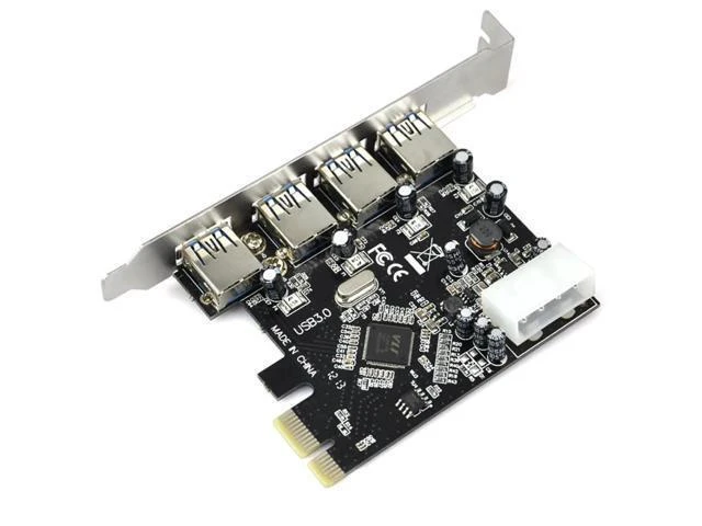 Alt view image 12 of 12 - 4 Ports USB 3.0 Pci-e Expansion Card PCIe PCI Express USB 3.0 HUB 4-Port Adapter adapter 4-port USB 3 0 PCI e PCIe express#T3