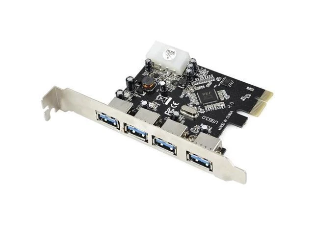 Alt view image 11 of 12 - 4 Ports USB 3.0 Pci-e Expansion Card PCIe PCI Express USB 3.0 HUB 4-Port Adapter adapter 4-port USB 3 0 PCI e PCIe express#T3