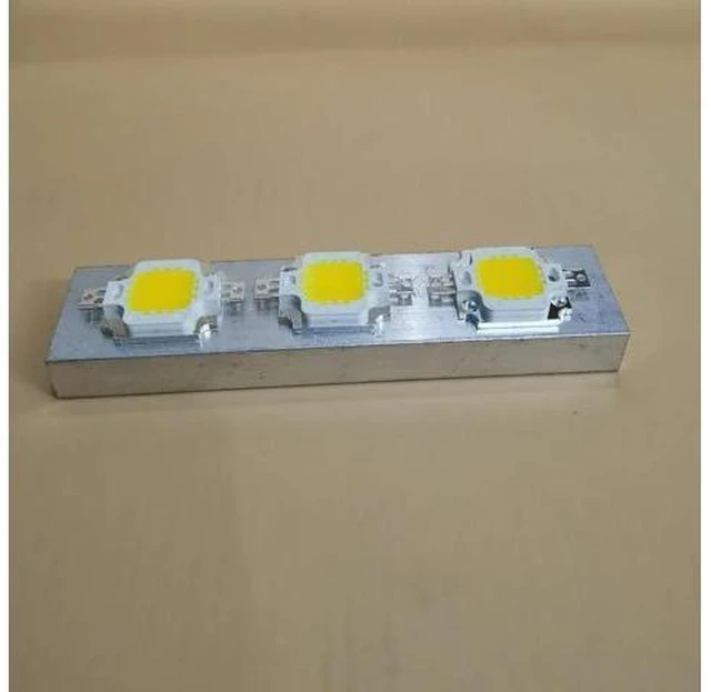 Alt view image 2 of 2 - Hot Aluminum Heatsink Cooling Pad For High Power LED IC Chip Cooler Radiator Heat Sink for LED COB Light 100*25*10MM