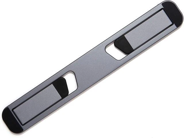 Alt view image 8 of 14 - Laptop Riser for Desk Aluminum Foldable Laptop Stand for 10-16 Models Including MacBook MacBook Air iPad HP and More Self-Adhesive Portable Laptop Stand with Non-Skid Feet