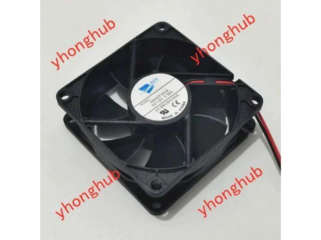 Alt view image 5 of 8 - HDH0712UA DC 12V 0.35A 70x70x25mm 2-Wire Server Cooling Fan