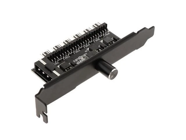Alt view image 9 of 10 - 4-Pin Power 6 Channels PC Case CPU Splitter Cooler Cooling Fan Speed Controller for PC Fans 4 Pins 6 Ways