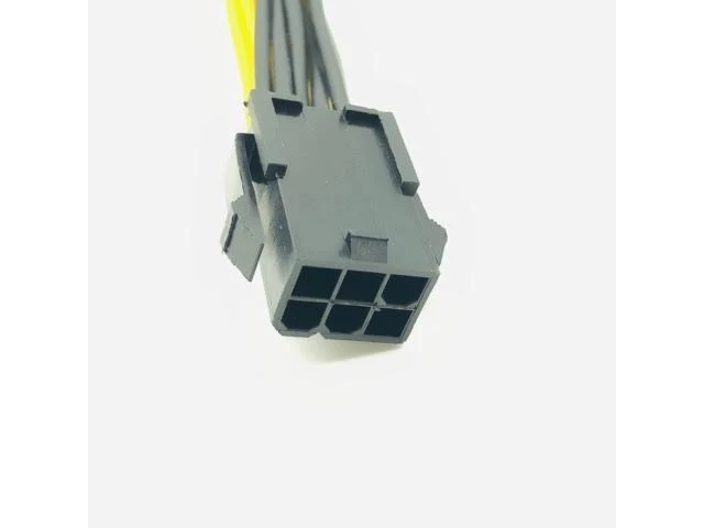 Alt view image 11 of 12 - 5PCS PCI-E 6-pin to Dual 6+2-pin (6-pin/8-pin) Power Splitter Cable Graphics Card PCIE PCI Express 6Pin to Dual 8Pin Power Cable