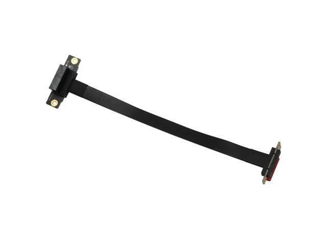 Alt view image 11 of 11 - 4X PCIE X1 Riser Cable Dual 90 Degree Right Angle Pcie 3.0 X1 To X1 Extension Cable 8Gbps PCI Express 1X Riser Card 20Cm