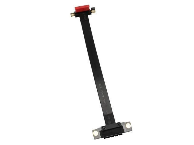 Alt view image 9 of 11 - 4X PCIE X1 Riser Cable Dual 90 Degree Right Angle Pcie 3.0 X1 To X1 Extension Cable 8Gbps PCI Express 1X Riser Card 20Cm