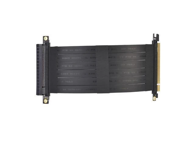 Alt view image 13 of 13 - QINDIAN Add On Cards PCI Express Riser Card Graphics PCI Express x16 Extension Cable 16x to 16x PCIE PCI-E PCI E Riser Extender