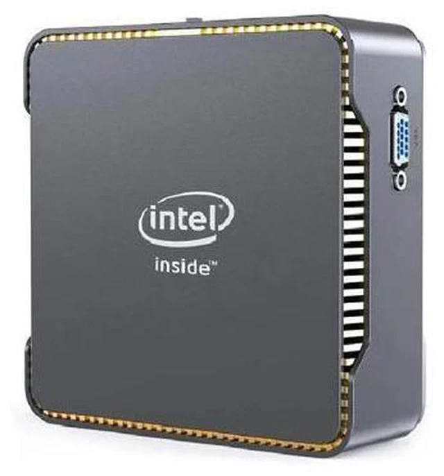 Alt view image 10 of 10 - GK3V Mini PC Intel Celeron J4125 Quad Core Windows 10 PRO LPDDR4 8GB RAM 128GB 256GB SSD 1000M LAN Desktop Computer VS GK MINI
