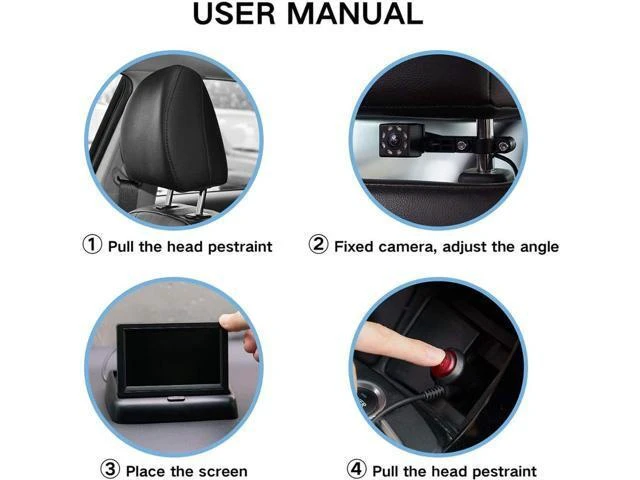 Alt view image 10 of 10 - Adjustable Baby Car Mirror Car Back Seat Safety View Rear Ward Facing Car Interior Baby Kids Monitor Reverse Safety Seats Mirror