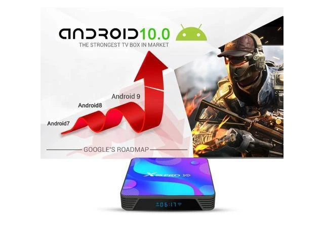 Alt view image 9 of 10 - PRO10 Smart Tv Box Android10.0 RK3318 4GB RAM 32/64/128GB ROM 4K 2.4G&5G WiFi TV BOX Bluetooth Media Player Set Top BOX