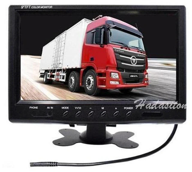 Alt view image 6 of 10 - 9 inch TFT LCD Screen Car Monitor Headrest monitor with Remote control Use for Truck Car Bus Motorhome and CCTV Security System