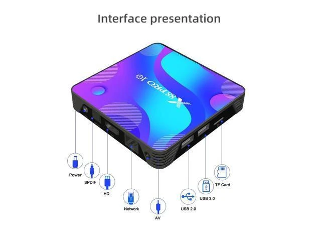 Alt view image 10 of 10 - PRO10 Smart Tv Box Android10.0 RK3318 4GB RAM 32/64/128GB ROM 4K 2.4G&5G WiFi TV BOX Bluetooth Media Player Set Top BOX