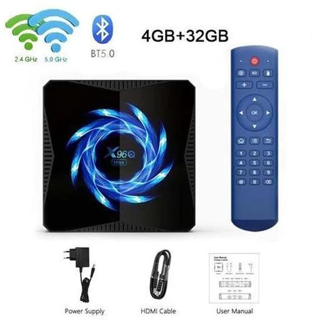 Alt view image 7 of 10 - MAX TV Box Android 10 4GB 32GB 64GB 4K H.265 Media Player 2.4G/5.0G WiFi Bluetooth Set Top Box Google Android Smart Tv Box