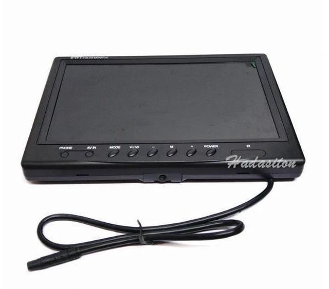 Alt view image 7 of 10 - 9 inch TFT LCD Screen Car Monitor Headrest monitor with Remote control Use for Truck Car Bus Motorhome and CCTV Security System