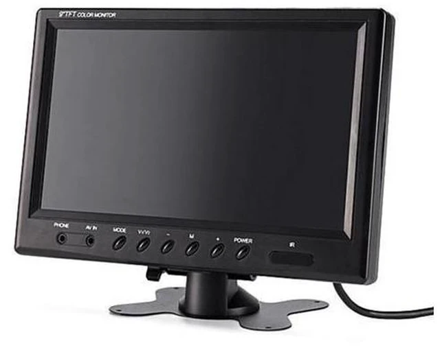 Alt view image 8 of 10 - 9 inch TFT LCD Screen Car Monitor Headrest monitor with Remote control Use for Truck Car Bus Motorhome and CCTV Security System