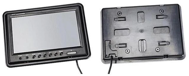 Alt view image 10 of 10 - 9 inch TFT LCD Screen Car Monitor Headrest monitor with Remote control Use for Truck Car Bus Motorhome and CCTV Security System
