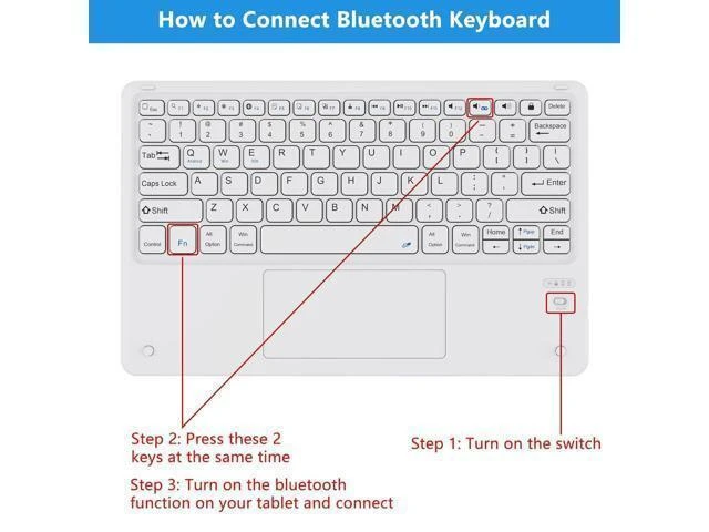 Alt view image 9 of 10 - BQSS Keyboard Case for iPad Air 13 inch(M2) 2024 Case with Keyboard for iPad Pro 12.9 inch 6th/5th/4th Gen Keyboard Cover Detachable Backlit Wireless Keyboard Case with Pencil Holder Pink