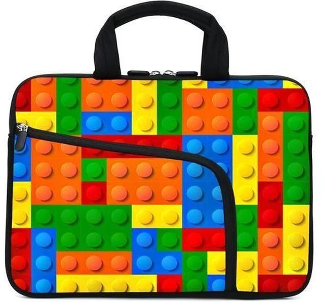 Alt view image 9 of 14 - Laptop Sleeve 11.6-12.2 Chromebook Case Ultrabook Case Notebook Sleeve PC Messenger Bag Tablet Case Neoprene Handle Sleeve for Men Women (Puzzle)