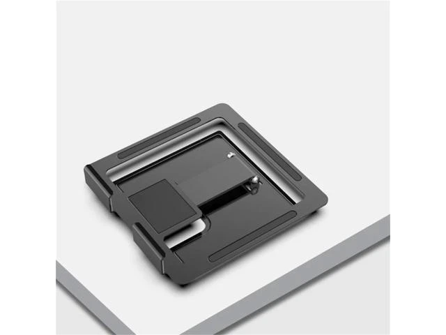 Alt view image 9 of 14 - Physowell Tablet Stand Holder Adjustable Tablet Stand for Desk Portable Monitors Stand Tablet Holder Travel Holder for Tablets Black