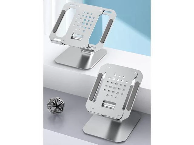 Alt view image 8 of 10 - Two Levels Width Adjustable Tablet Stand Aluminum Laptop Stand Height Adjustment iPad Stand for iPad MacBook Tablet Accessories