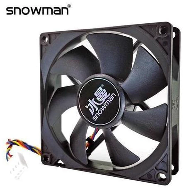 Alt view image 6 of 10 - 90mm 4 Pin PWM Fan 92mm Computer Case Fan Silent 9CM CPU Cooling Fan Quiet PC Cooler Fan Case Fan DC12V Adjust Fan Speed