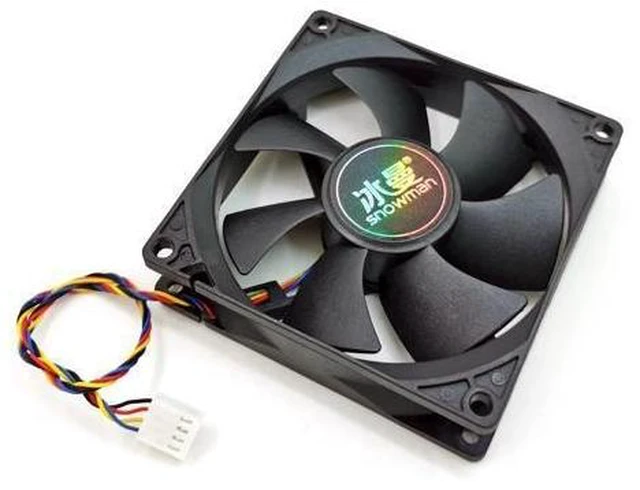 Alt view image 10 of 10 - 90mm 4 Pin PWM Fan 92mm Computer Case Fan Silent 9CM CPU Cooling Fan Quiet PC Cooler Fan Case Fan DC12V Adjust Fan Speed
