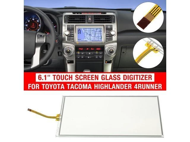 Alt view image 6 of 10 - 6.1 inch Touch Screen Glass Digitizer Lens touch screen LA061WV1TD01 For Toyota Tacoma Highlander 4Runner Corolla