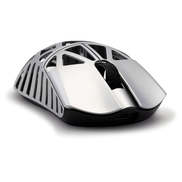 Alt view image 10 of 12 - WLMOUSE Beast X Mini Pro Ultra-Light 34g Magnesium Gaming Mouse, PAW3950 HS Sensor, 8K Polling Rate, 30000 DPI,OM & TTC Switches, Customizable Side Panels.(Silver(TTC Switch-Side Slits))