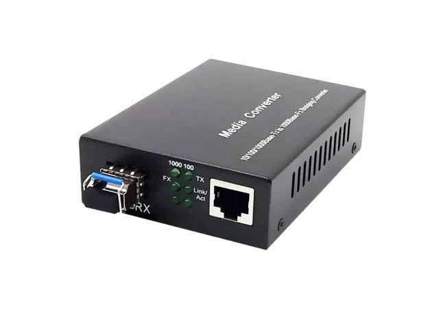 Alt view image 9 of 10 - Media Converter SFP Transceiver Module 20KM 1000Mbps Fast Ethernet RJ45 to Fiber Optic switch 2 port LC Mode 2PCS
