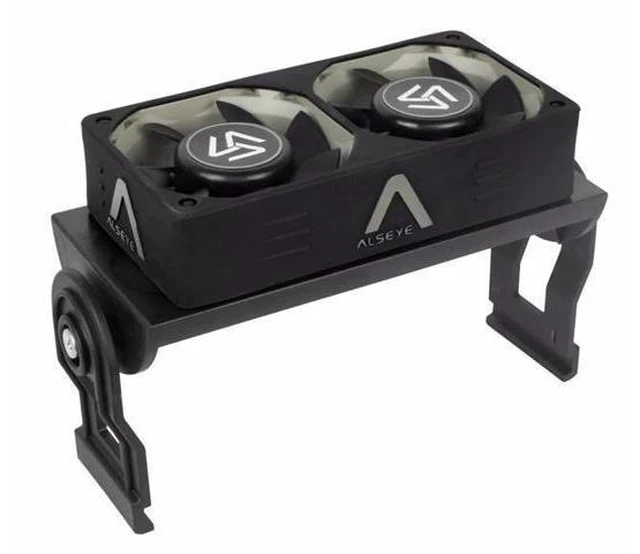 Alt view image 5 of 8 - Hetai Tech cooler cooling fan memory cooler with dual 60mm fan PWM 1500-4000RPM radiator for DDR2/3/4/5 cooling for ALSEYE International Version No Warranty