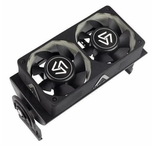 Alt view image 7 of 8 - Hetai Tech cooler cooling fan memory cooler with dual 60mm fan PWM 1500-4000RPM radiator for DDR2/3/4/5 cooling for ALSEYE International Version No Warranty