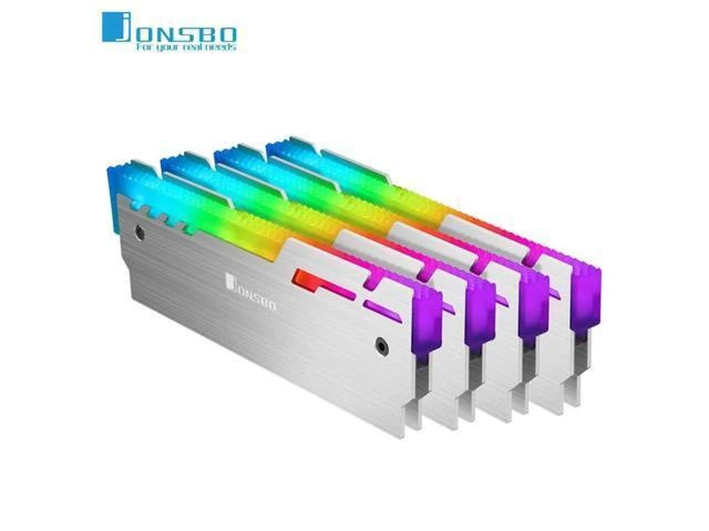 Alt view image 6 of 10 - NC-3 RAM Heatsink Radiator 5V 3Pin ARGB Desktop PC Memory Cooling Vest Heat Thermal Pad Cooler For Computer Ram DDR3 DDR4