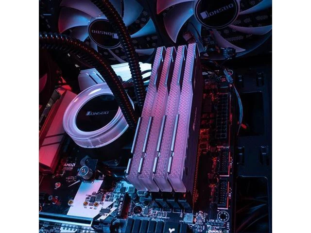 Alt view image 10 of 10 - NC-3 RAM Heatsink Radiator 5V 3Pin ARGB Desktop PC Memory Cooling Vest Heat Thermal Pad Cooler For Computer Ram DDR3 DDR4