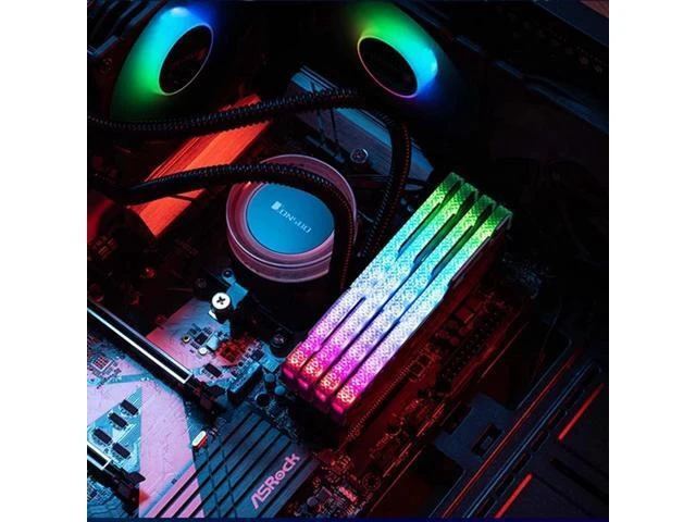 Alt view image 8 of 10 - NC-3 RAM Heatsink Radiator 5V 3Pin ARGB Desktop PC Memory Cooling Vest Heat Thermal Pad Cooler For Computer Ram DDR3 DDR4