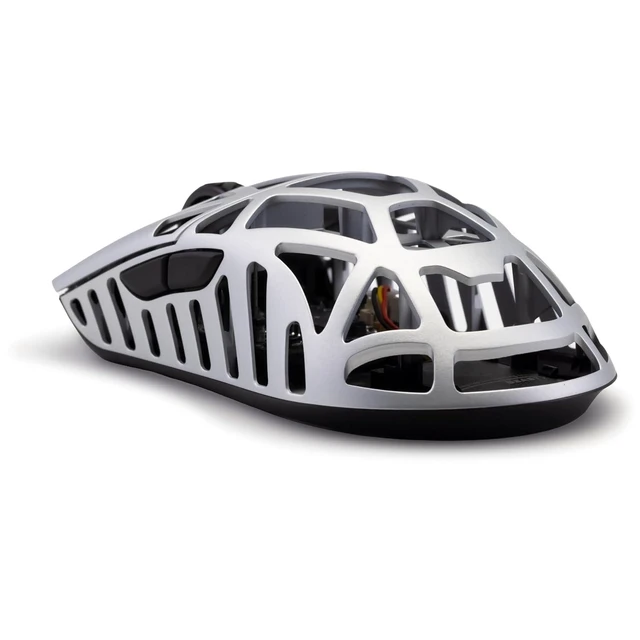 Alt view image 9 of 10 - WLMOUSE Beast X Pro Ultra-Light 39g Magnesium Gaming Mouse, PAW3950 HS Sensor, 8K Polling Rate, 30000 DPI,OM & TTC Switches, Customizable Side Panels.(Milky White(TTC Switch-Side Slits))