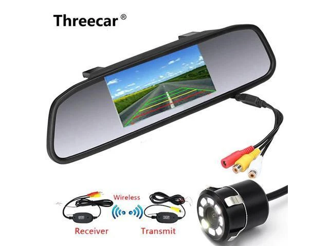 Alt view image 6 of 10 - 4.3 Inch TFT LCD Car Rear View Mirror Monitor for Backup Camera CCD Video Auto Parking Assistance Reversing Car-styling