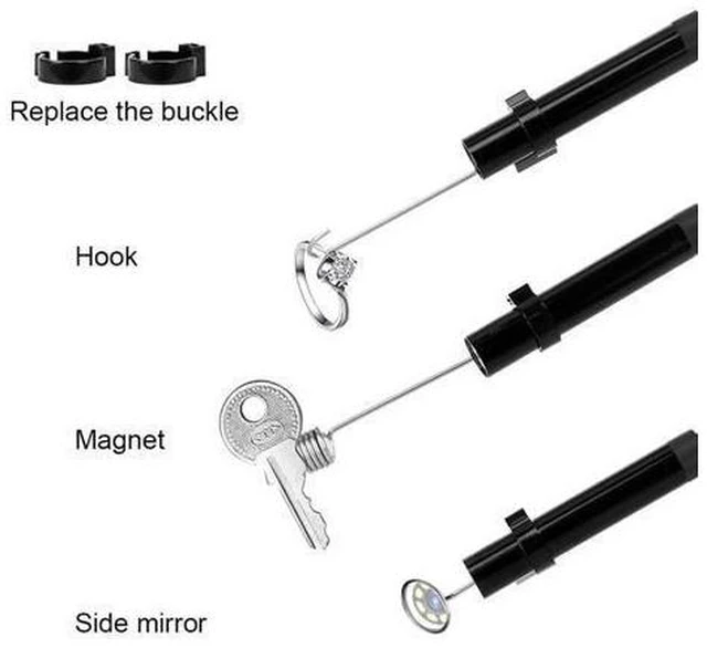 Alt view image 11 of 11 - 3.9mm Endoscope Camera Borescope 1080P HD IP67 Waterproof Flexible Inspection Camera Professional USB Endoscope Camera with 6LED