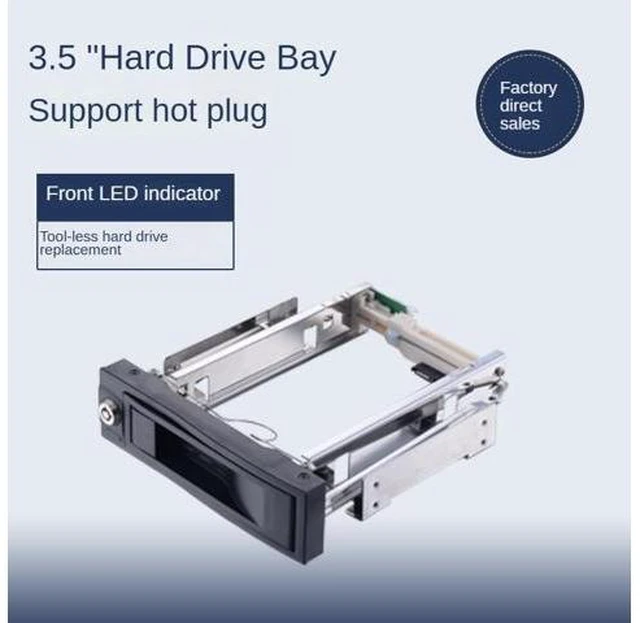 Alt view image 7 of 10 - Hetai Tech 3.5-Inch SATA3 Hard Drive Docking Station with Tool-Free Design and Hot-Swap Support International Version No Warranty
