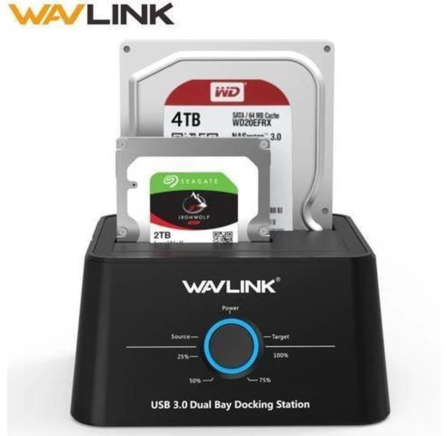 Alt view image 6 of 10 - HDD Docking Station Sata Hard Drive Enclosure SATA to USB 3.0 Adapter for 2.5 3.5 Inch SSD HDD Disk Case HD Box
