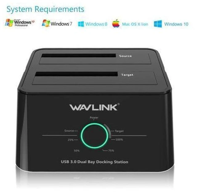 Alt view image 9 of 10 - HDD Docking Station Sata Hard Drive Enclosure SATA to USB 3.0 Adapter for 2.5 3.5 Inch SSD HDD Disk Case HD Box