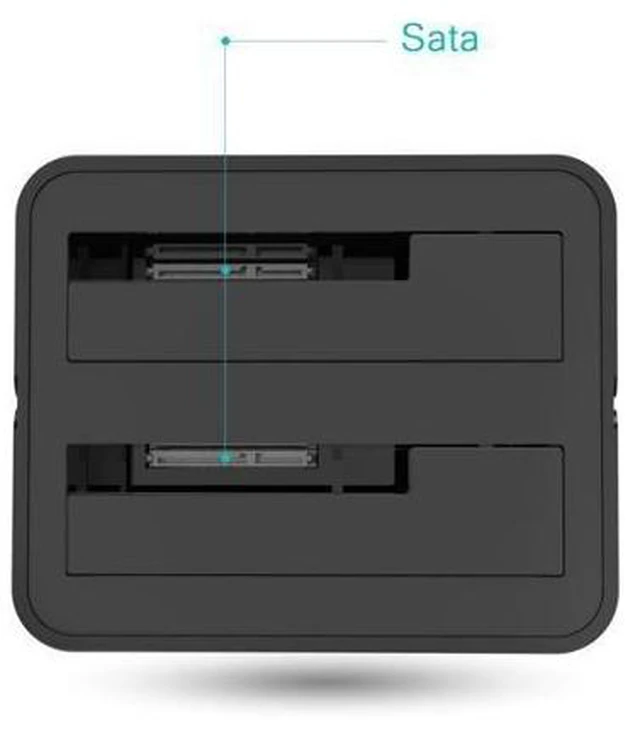Alt view image 10 of 10 - HDD Docking Station Sata Hard Drive Enclosure SATA to USB 3.0 Adapter for 2.5 3.5 Inch SSD HDD Disk Case HD Box