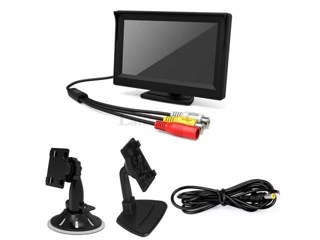 Alt view image 7 of 10 - 5 inch Vehicle Reverse Monitor High Definition Car Monitor 170 Degree Night Vision Backup Camera Vehicle Reverse 12-24V For Bus