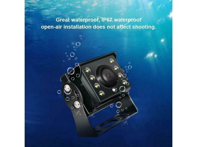 Alt view image 9 of 10 - 5 inch Vehicle Reverse Monitor High Definition Car Monitor 170 Degree Night Vision Backup Camera Vehicle Reverse 12-24V For Bus