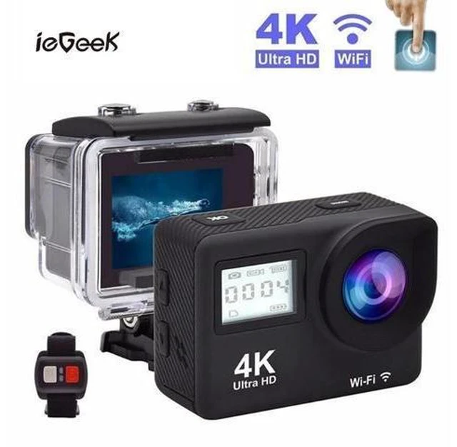 Alt view image 6 of 10 - 1080P HD Action Camera 4K Touch Screen WiFi Remote Control Sports Video Camcorder 30fps Mini Helmet Waterproof Sports DV Camera