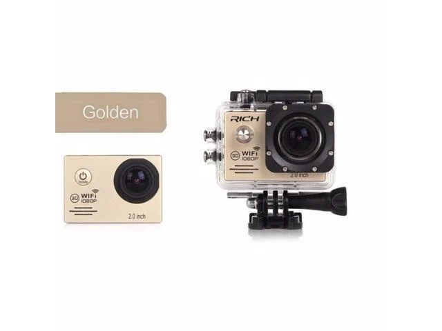 Alt view image 8 of 10 - Camera WIFI HD 1080p 30Fps Video go Bike Cams pro Waterproof 30M Mini Helmet Cam Sport Camera