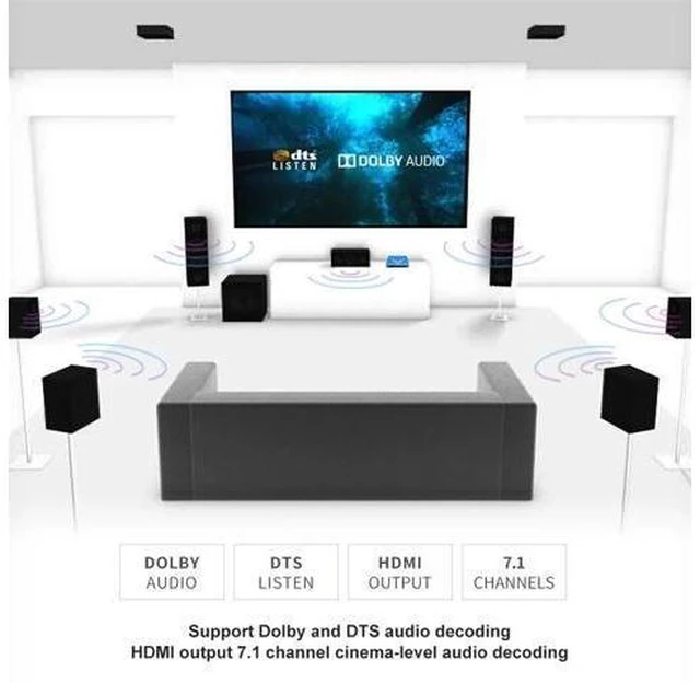 Alt view image 8 of 10 - GT KING PRO S922X-H Quad-core Andriod 9.0 smart top box 4G+64G ROM 2.4G/5.8G WIFI USB 3.0 Blutooth4.1 tv box player