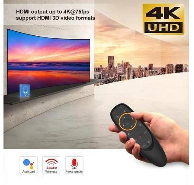 Alt view image 10 of 10 - GT KING PRO S922X-H Quad-core Andriod 9.0 smart top box 4G+64G ROM 2.4G/5.8G WIFI USB 3.0 Blutooth4.1 tv box player