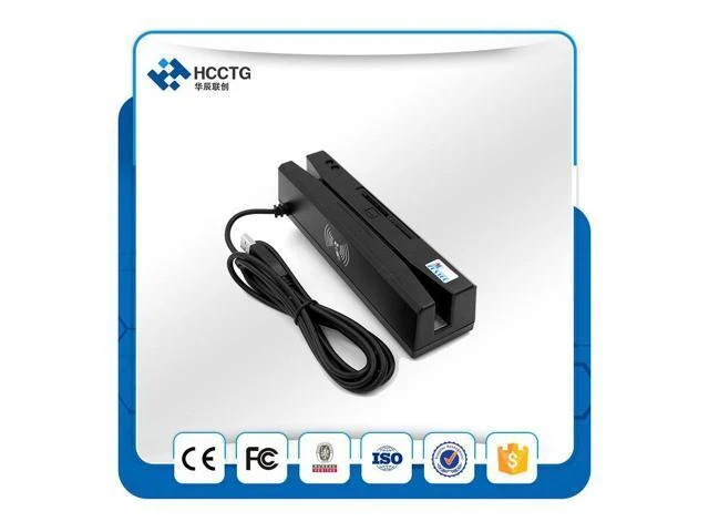 Alt view image 9 of 10 - 2016 New design android usb magnetic card reader HCC110 1/2/3tracks mini Magnetic Stripe card Reader