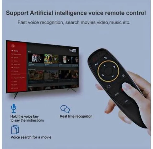 Alt view image 9 of 10 - Max H616 Smart TV Box For Android 10.0 HD 6K Android TV Box Voice Assistant PKT95 X96 Max Plus