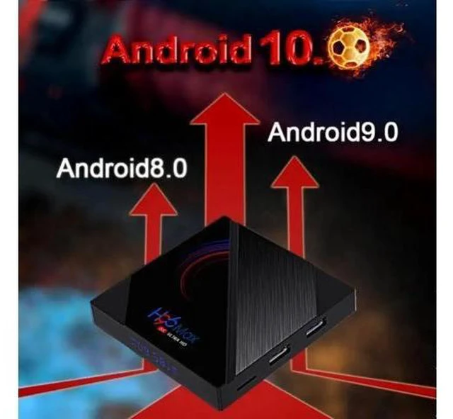 Alt view image 7 of 10 - Max H616 Smart TV Box For Android 10.0 HD 6K Android TV Box Voice Assistant PKT95 X96 Max Plus