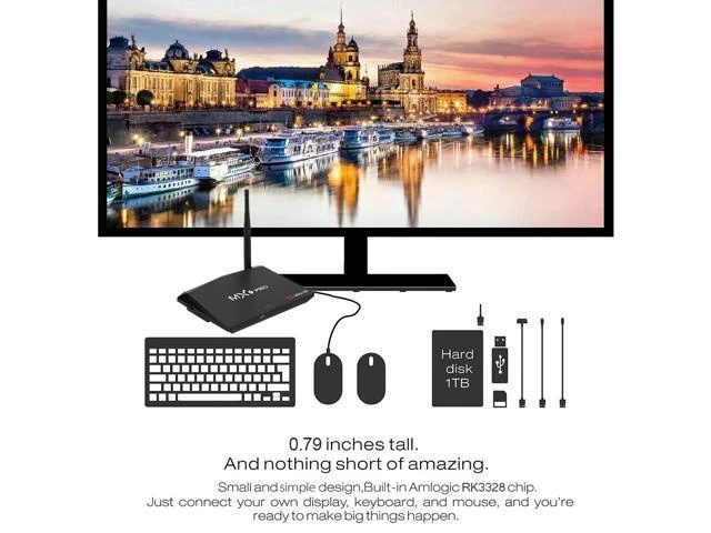 Alt view image 9 of 10 - Sale MX9 Pro Android 8.1 TV Box RK3328 Quad Core 64Bit 2G 16G UHD 4K TV BOX HDR 3D Mini PC WiFi Bluetooth 4.0 VS X96 MINI